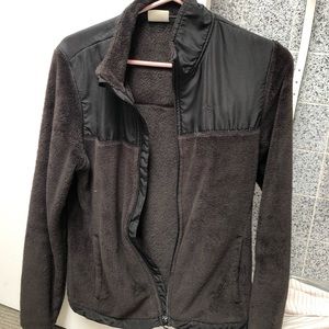 Black Danskin fuzzy jacket